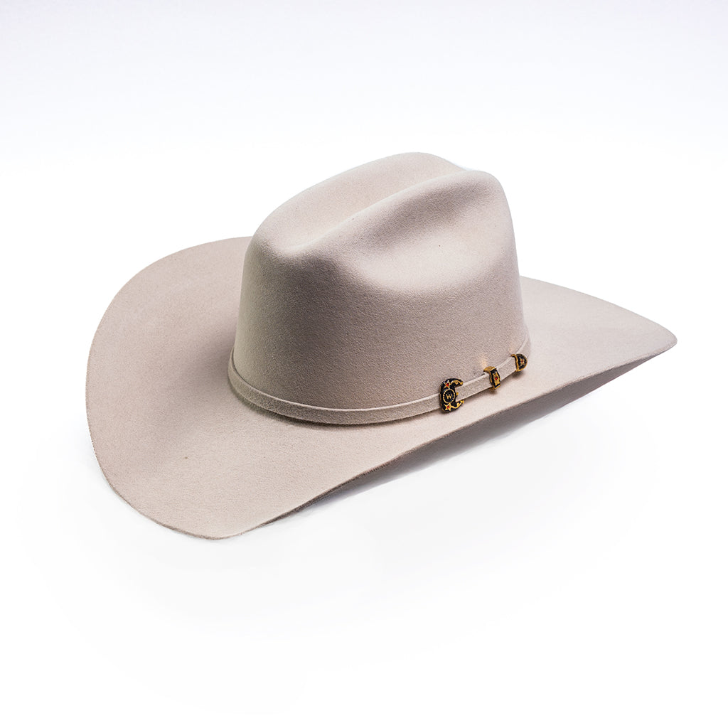 TEXANA WRANGLER 50X PELO CASTOR SILVER MIST H/AMERICANA 10CM
