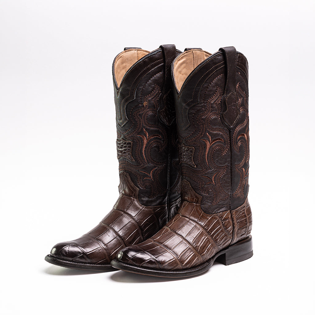BOTA GOLDRUSH COCODRILO CAFÉ HORMA VAQUERA