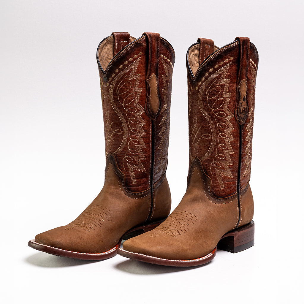 BOTA GOLDRUSH DE MUJER MODELO CRAZY MIEL 1393