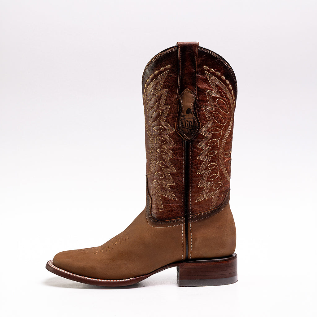 BOTA GOLDRUSH DE MUJER MODELO CRAZY MIEL 1393