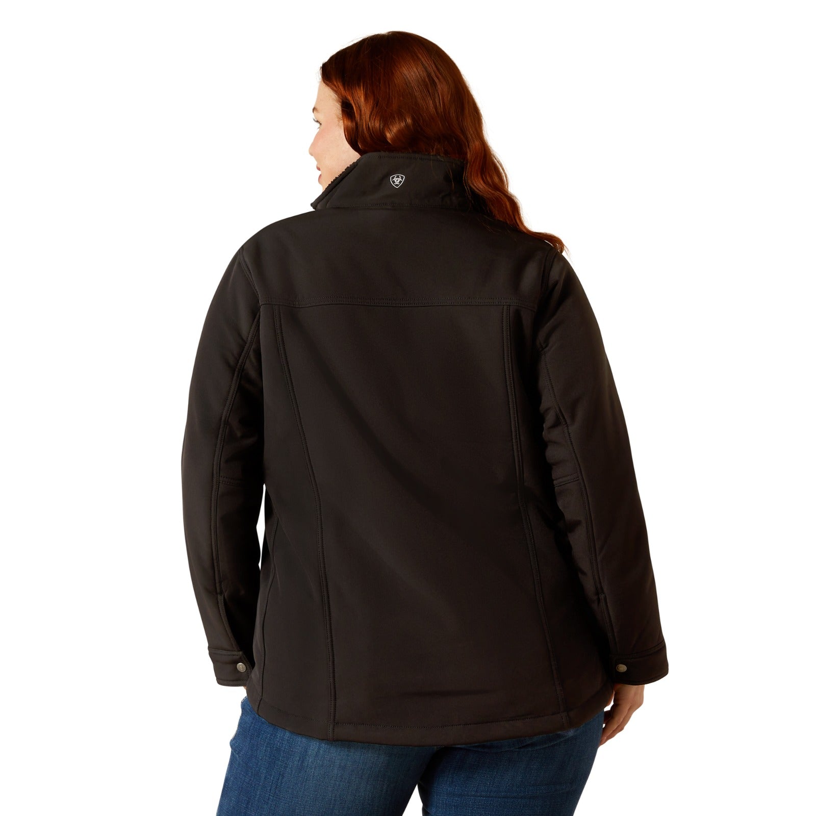 CHAMARRA ARIAT SOFTSHELL BERBER BACK NEGRO DE MUJER